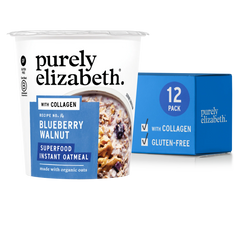 Blueberry Walnut Superfood Oat Cup with Collagen