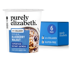 Blueberry Walnut Superfood Oat Cup with Collagen
